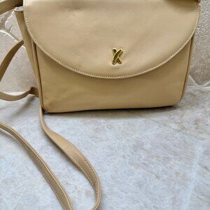 Vintage PALOMA PICASSO leather crossbody bag, Made in Italy, Excellent condition